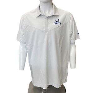 NFL Indianapolis Colts Team Apparel Nike White Shirt With “Colts” & Logo Size XL